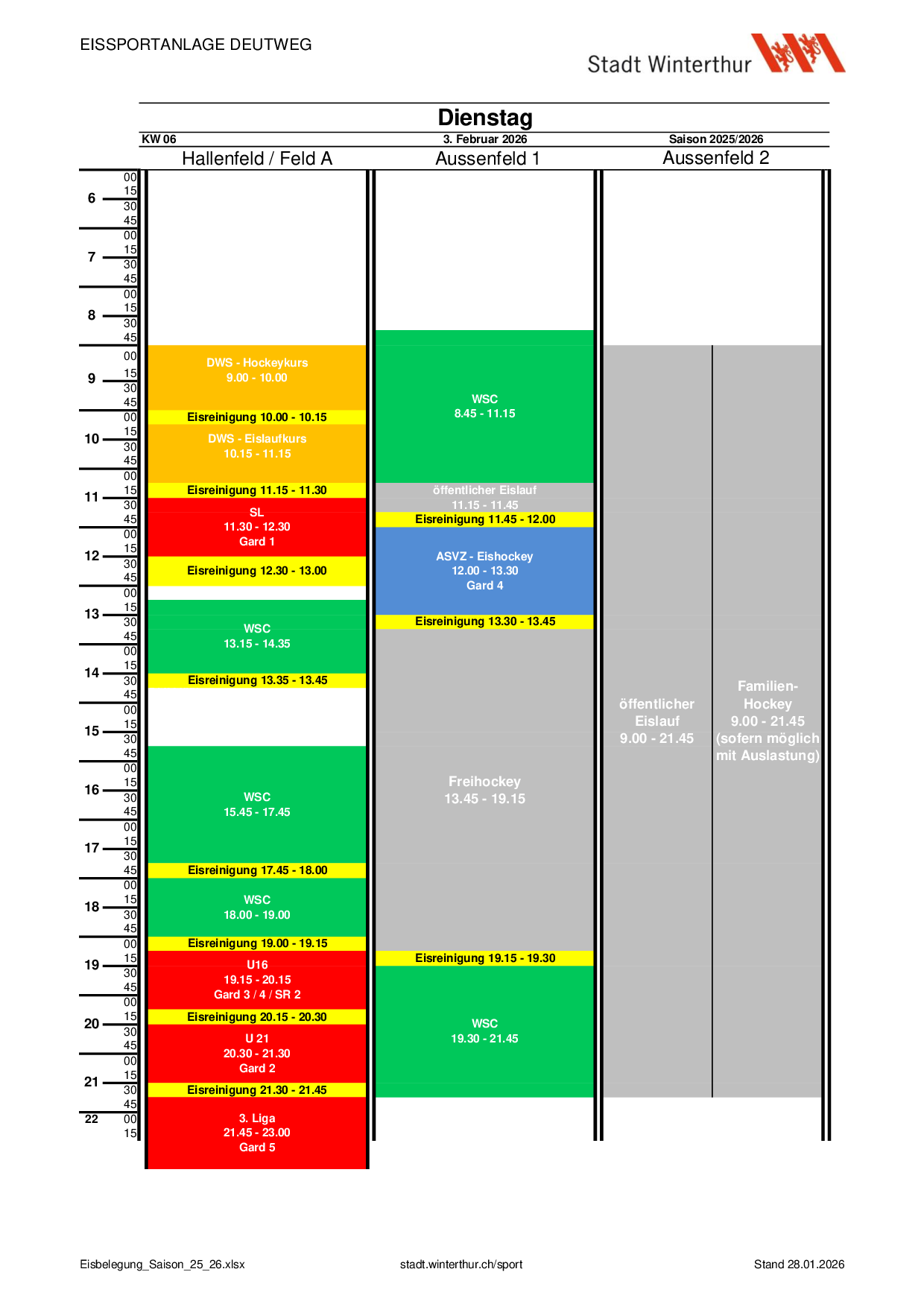 Dienstag, 03.02.2026